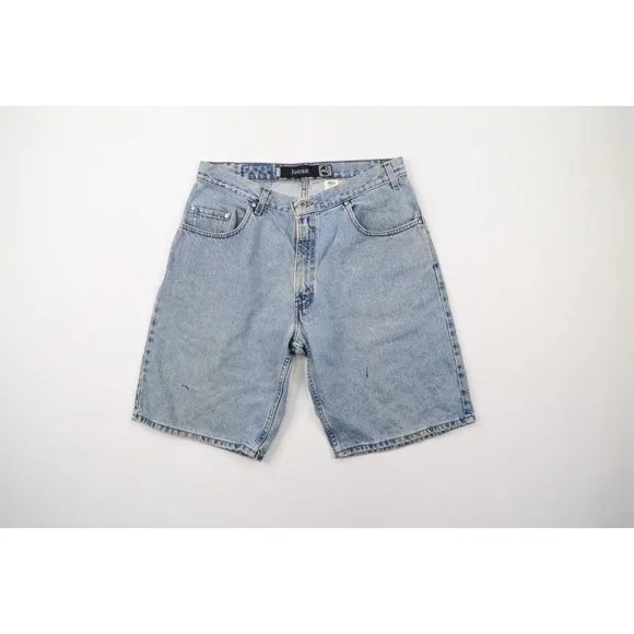 [34] 90s Levis silver tab Baggy ボタンフライ ショート パンツ リーバイス シルバータブ バギー ルーズ ビンテージ Silvertab levis vintage 90s - Gem